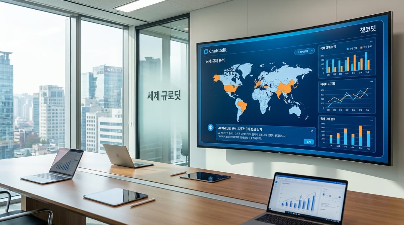AI 에이전트 '챗코딧' 출시, 국가별 규제 비교 및 맞춤 대응 지원