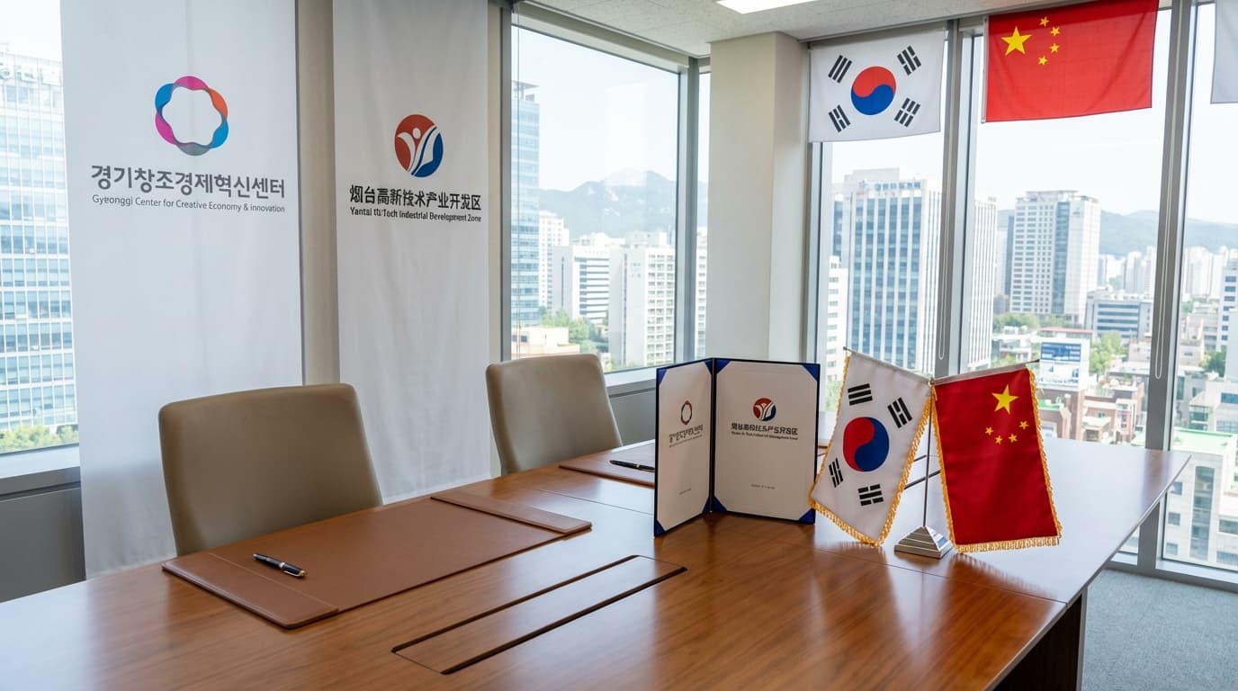경기혁신센터, 중국 옌타이 고신기술산업개발구와 협력…국내 스타트업 중국 진출 교두보 마련